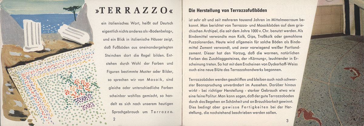 Terrazzo Buch - Was ist Terrazzo und Die Herstellung von Terrazzo Fußböden